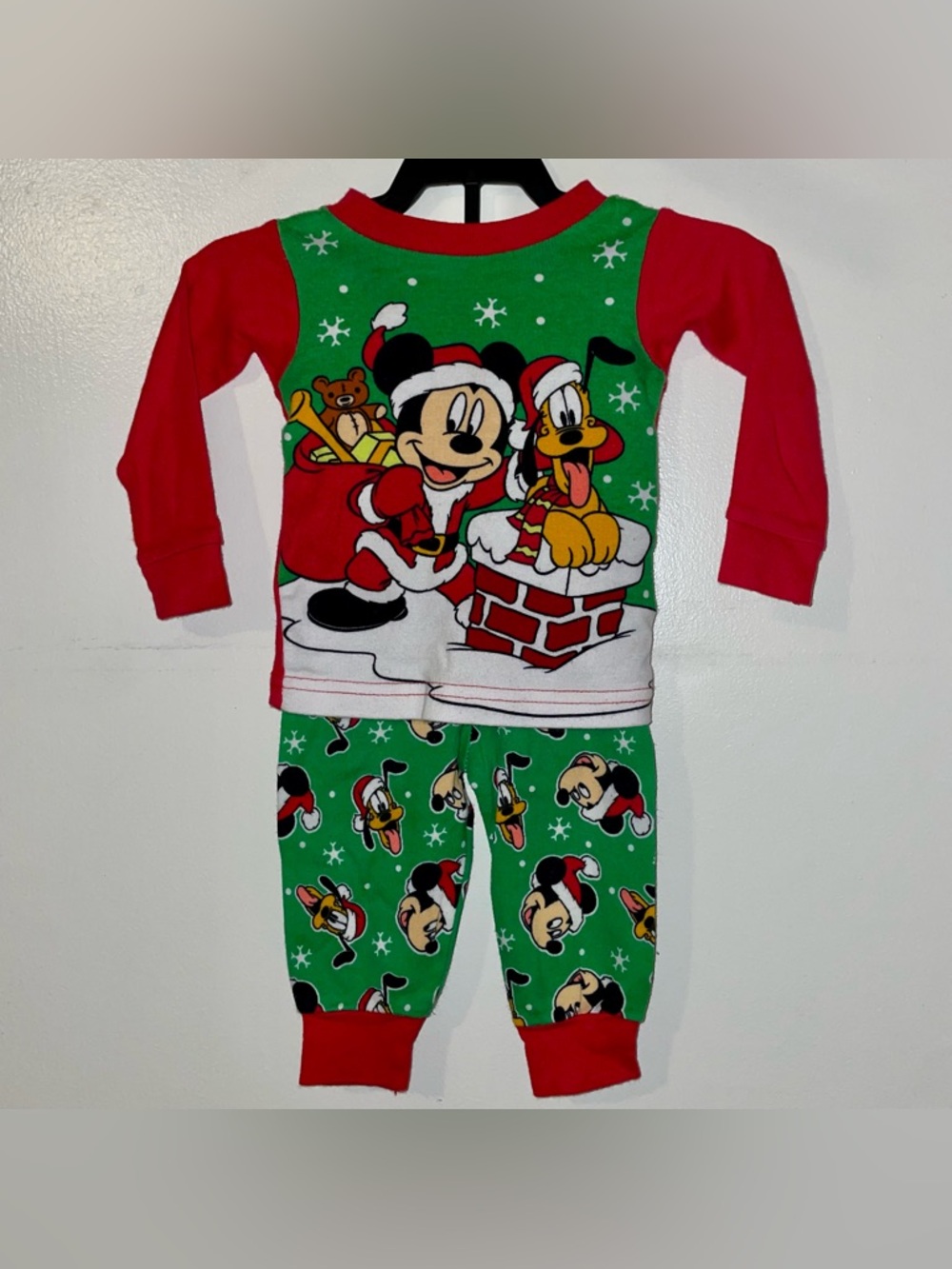 6/9m Mickey Mouse Christmas PJs